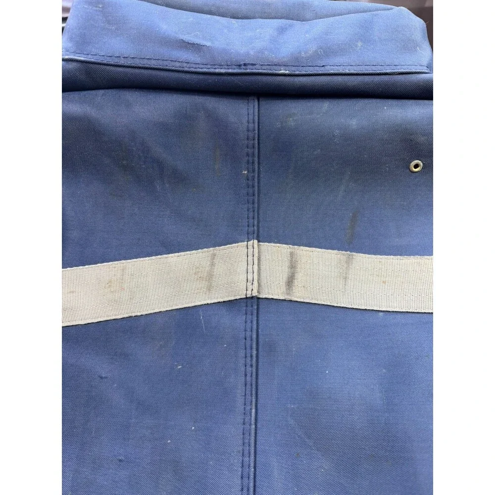 Vintage Olympic Diver Scuba Gear Bag Large Navy Blue Multi-Pocket Heavy Duty